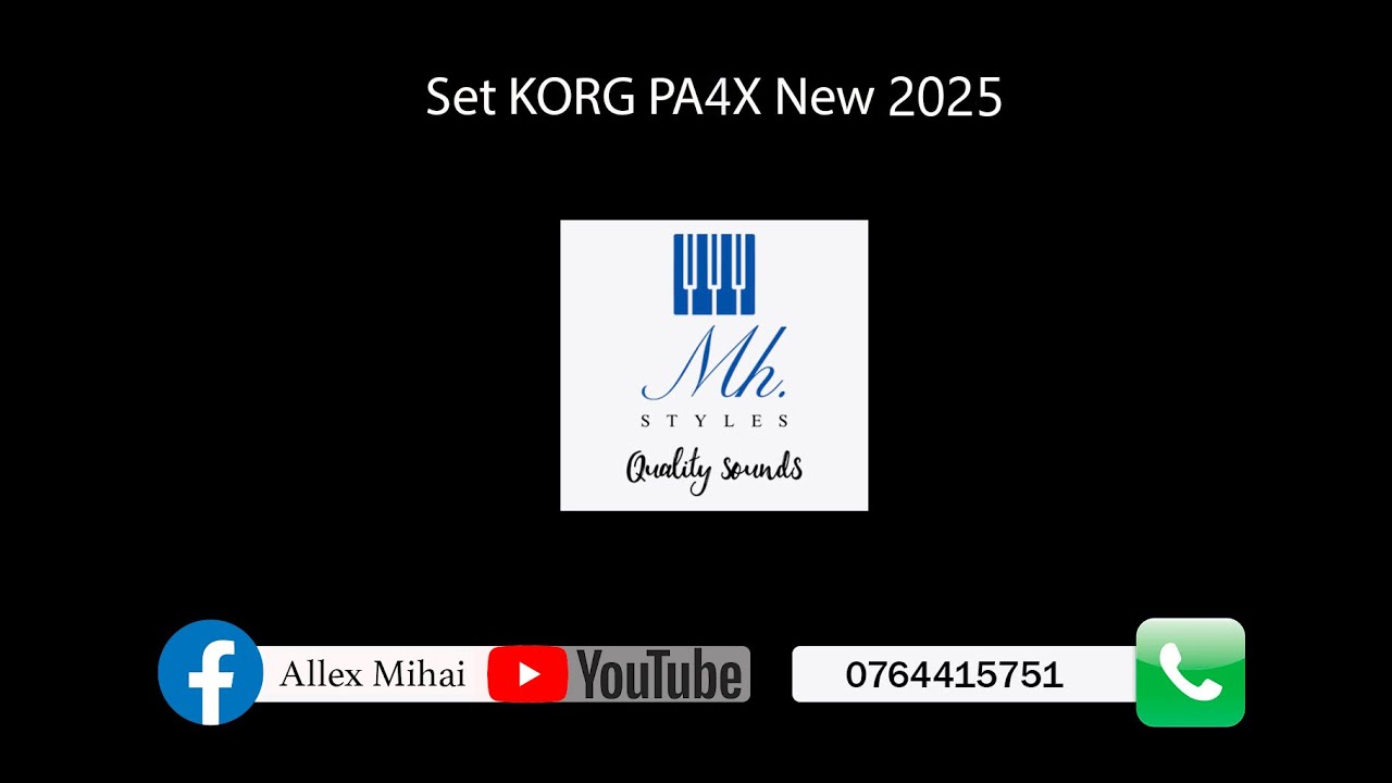 KORG PA4X - PA5X - PA1000 - Set Complet Automat 2025