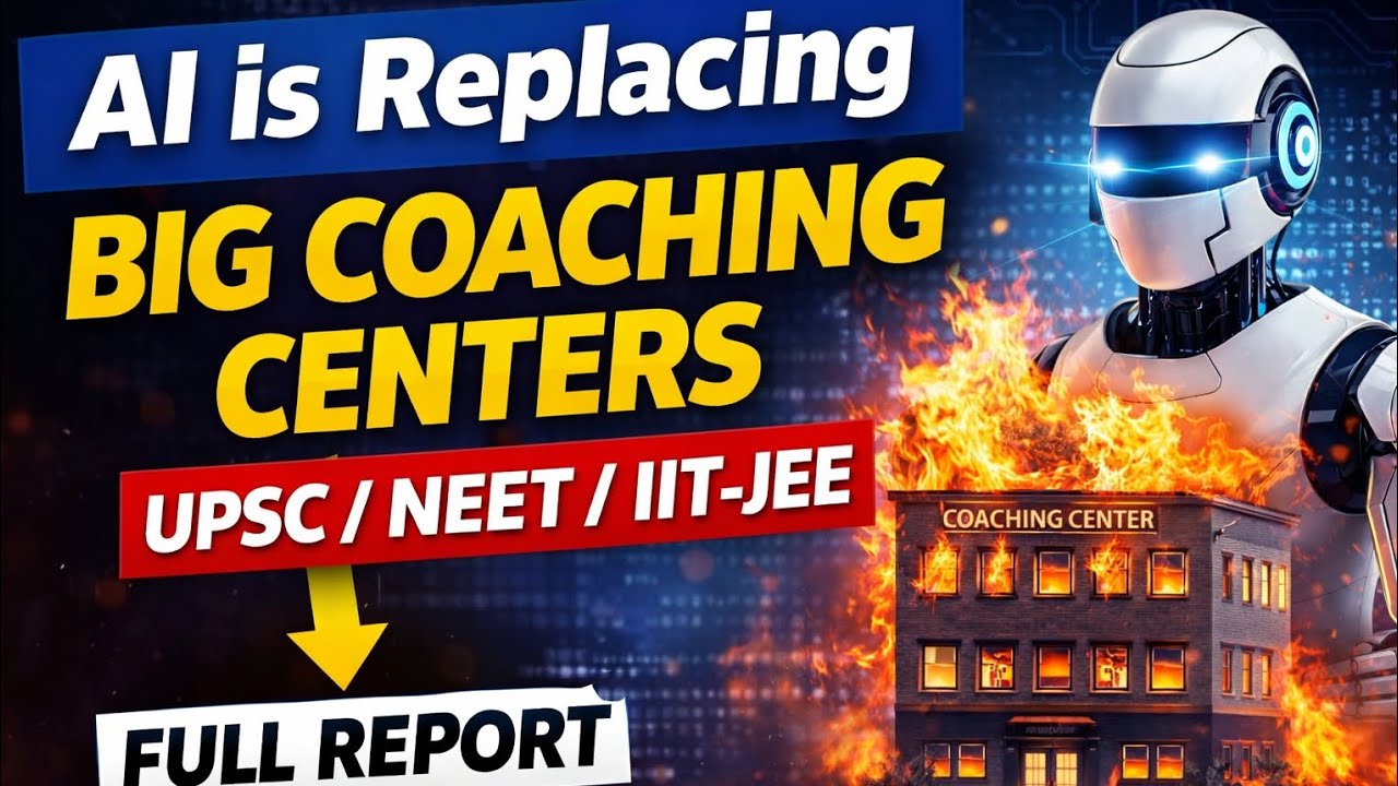 AI KILLING Coaching Empire? UPSC, NEET, IIT Chaos Exposed!
