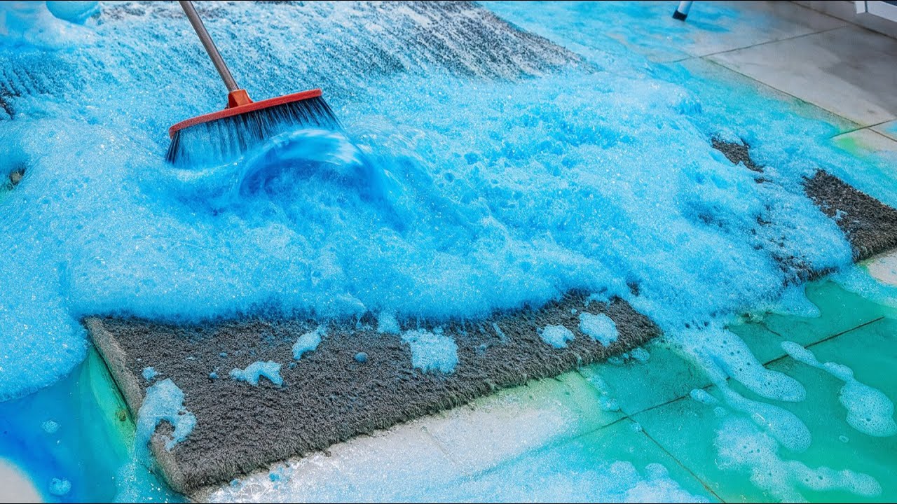Like Cleaning a Fluffy Mysterious Rug Deep-Clean Reveal! Satisfying ASMR Carpet Cleaning