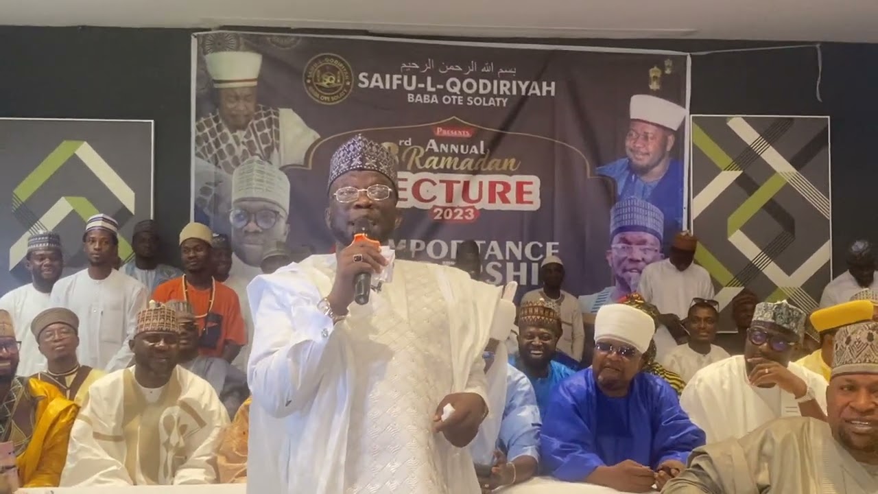 SHEIKH AUTHENTIC SOLAATY RAMADAN LECTURE 2023 WITH ADEDIMEJI LATEEF, SMALL DOCTOR AND SOTAYO GAGA