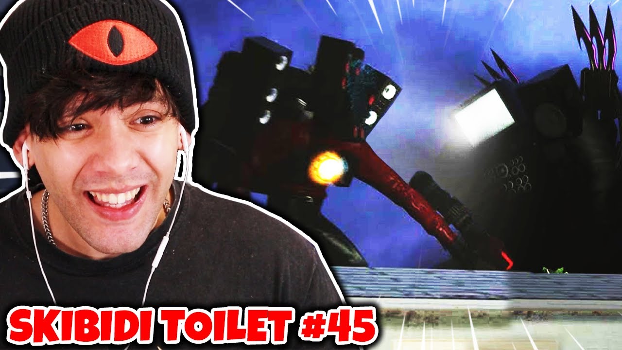 PELEA DE TITANES TITAN SPEAKER MAN VS TITAN TV MAN | SKIBID TOILET #45 NICO CORE REACCION