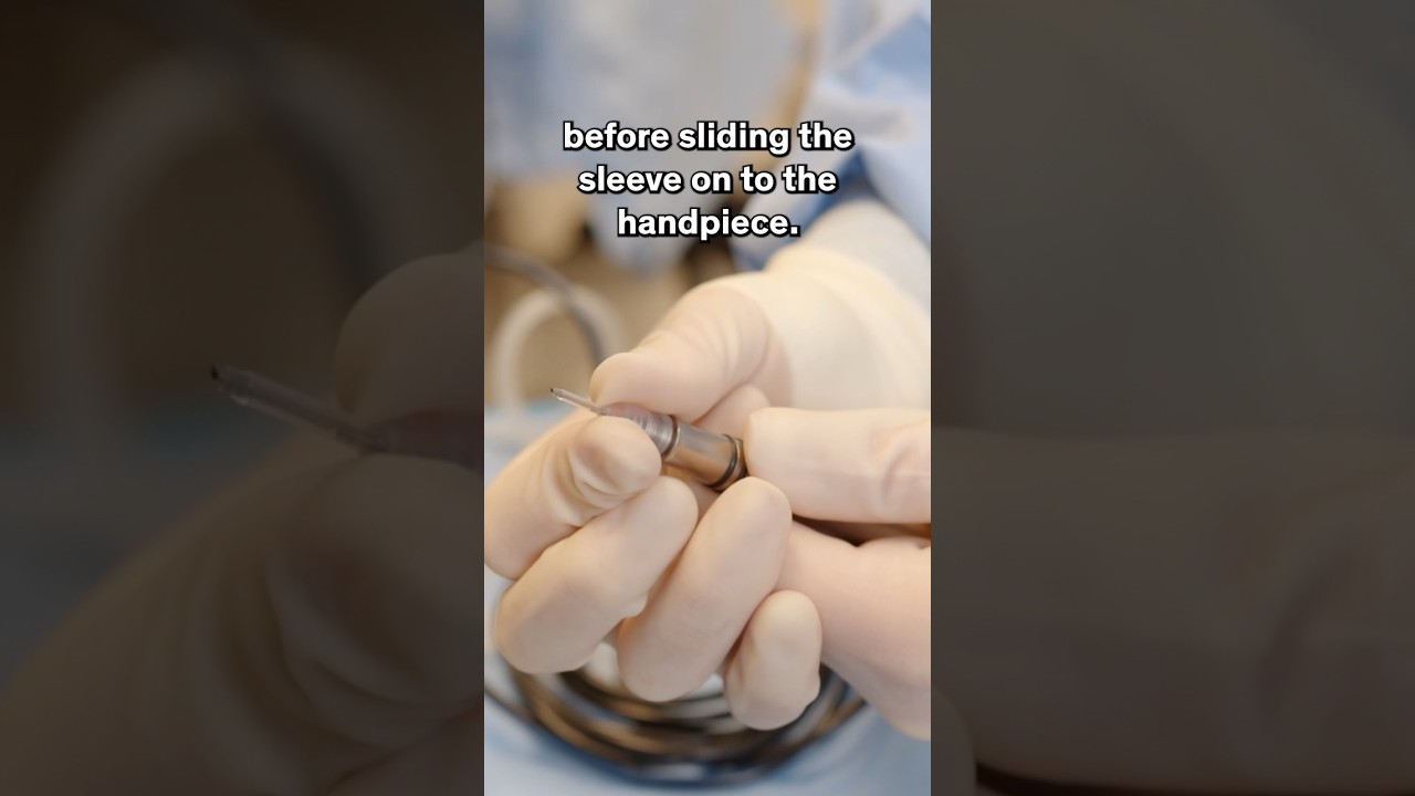 How to install the single use phaco tip #cataract #shorts #eyesurgery