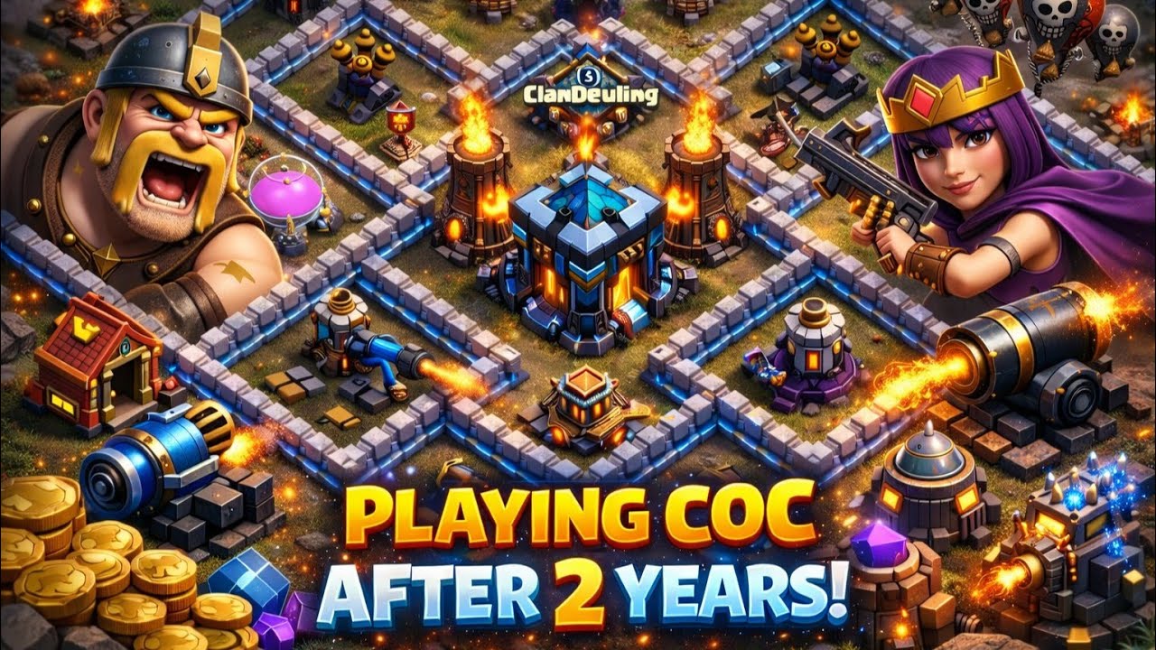Playing COC After 2 Years 🥹 | Clash Of Clans 