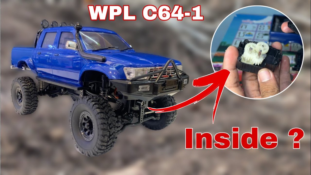 What’s Inside the WPL C64-1 Gearbox? Full Teardown!