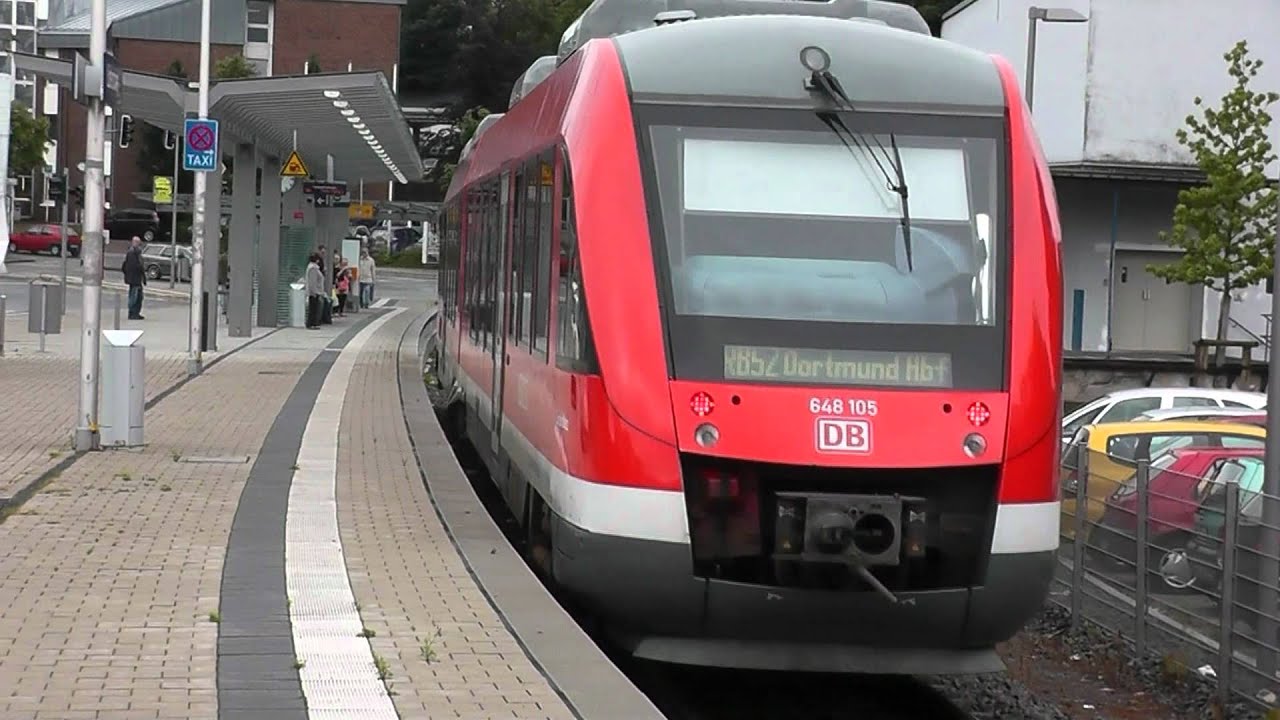 Lüdenscheid Haltepunkt Volmetalbahn RB 52  LINT Triebwagen