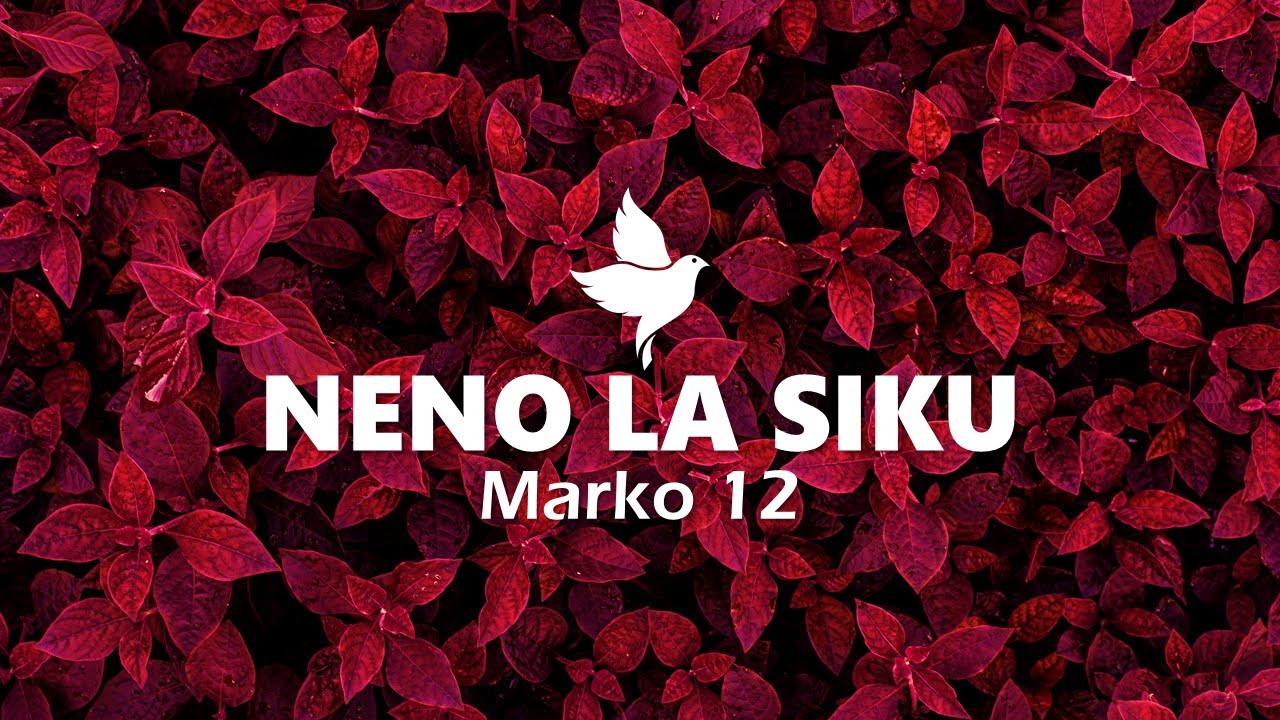 NENO LA SIKU | Marko 12 | Maombi Ya Kushinda Roho Inayozuia Ushindi Wako | Isaac Javan