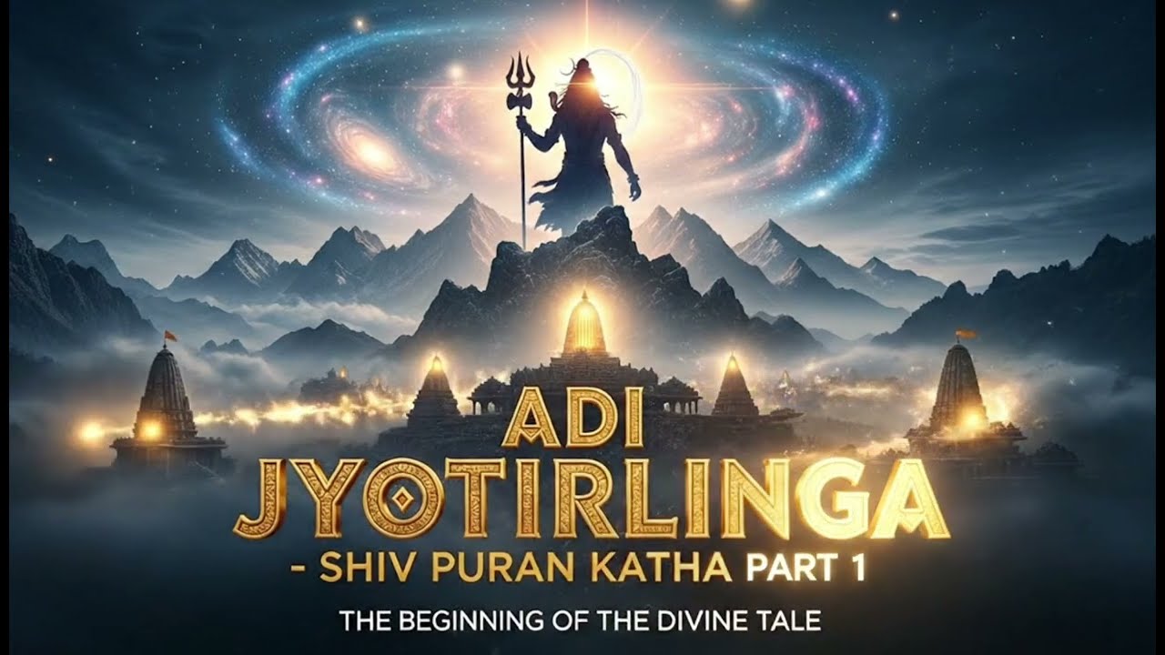 🔱 आदि ज्योतिर्लिंग की कथा | शिव पुराण भाग 1 | शांतिदायक शिव कथा भजन | Shiv Puran Katha