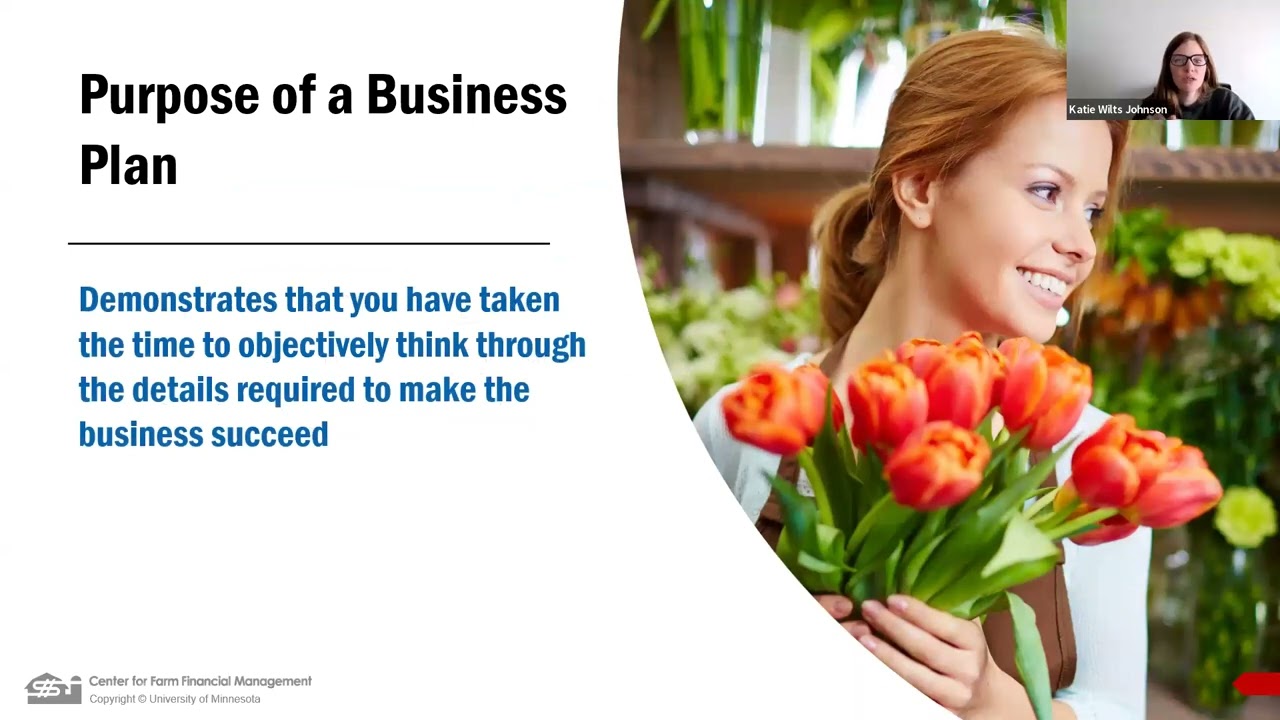 BFR Webinar Series #2 Developing a Business Plan with the Ag Plan Online Software