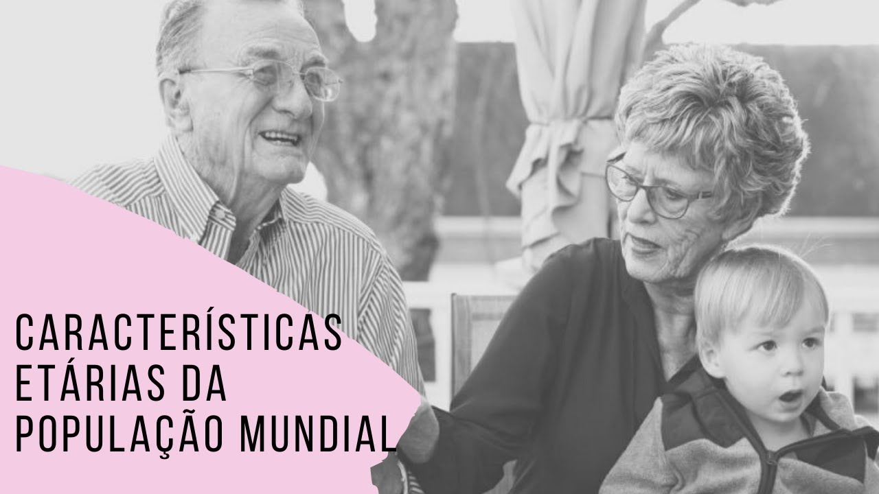 Características etárias da população mundial