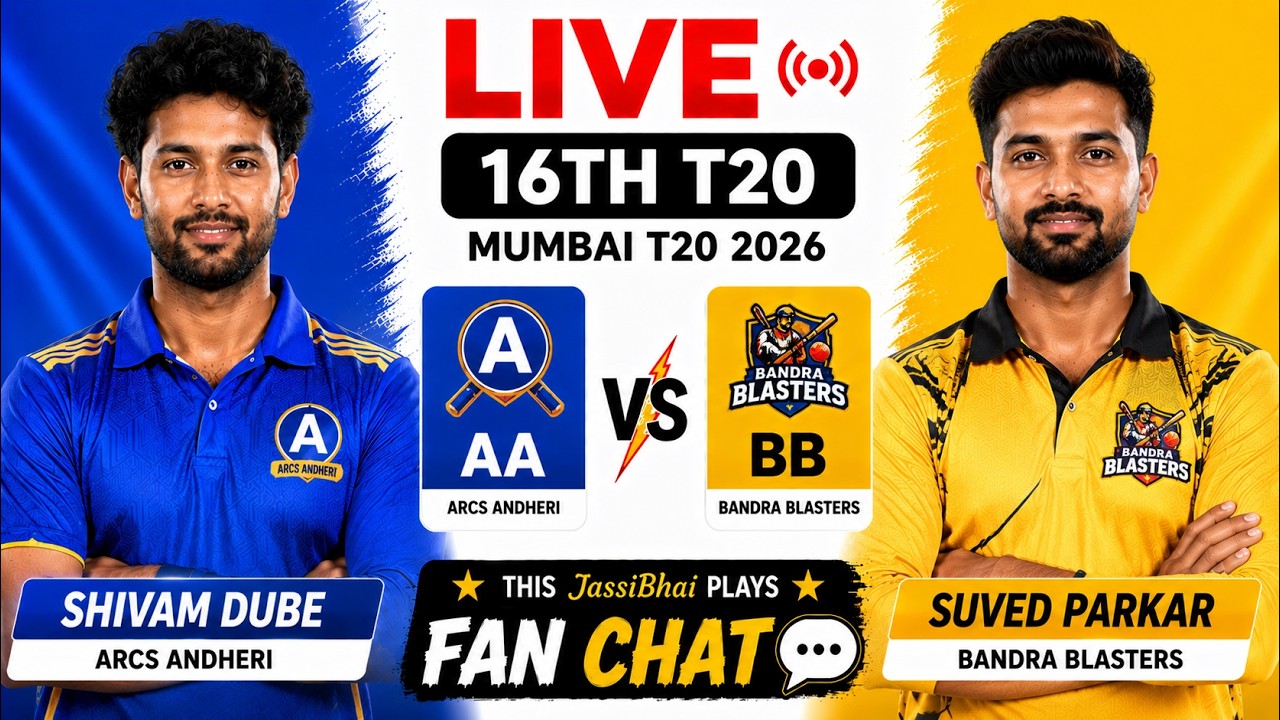 🔴LIVE Arcs Andheri vs Bandra Blasters | 16th T20 | Mumbai T20 2026 #ArcsAndheri #BandraBlasters