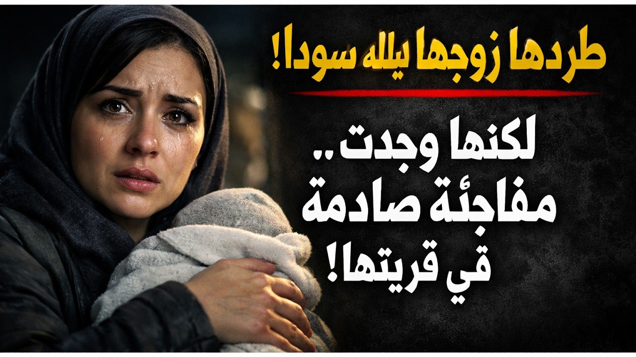 طردها زوجها في ليلة ظلماء، لكن القدر كان يخبئ لها مفاجأة في قريتها القديمة