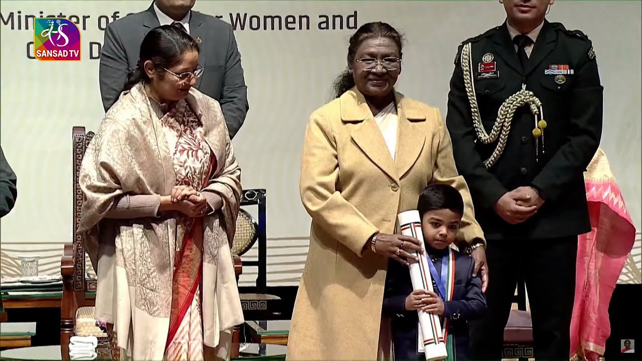 President Droupadi Murmu confers the Pradhan Mantri Rashtriya Bal Puraskar | 26 December, 2024