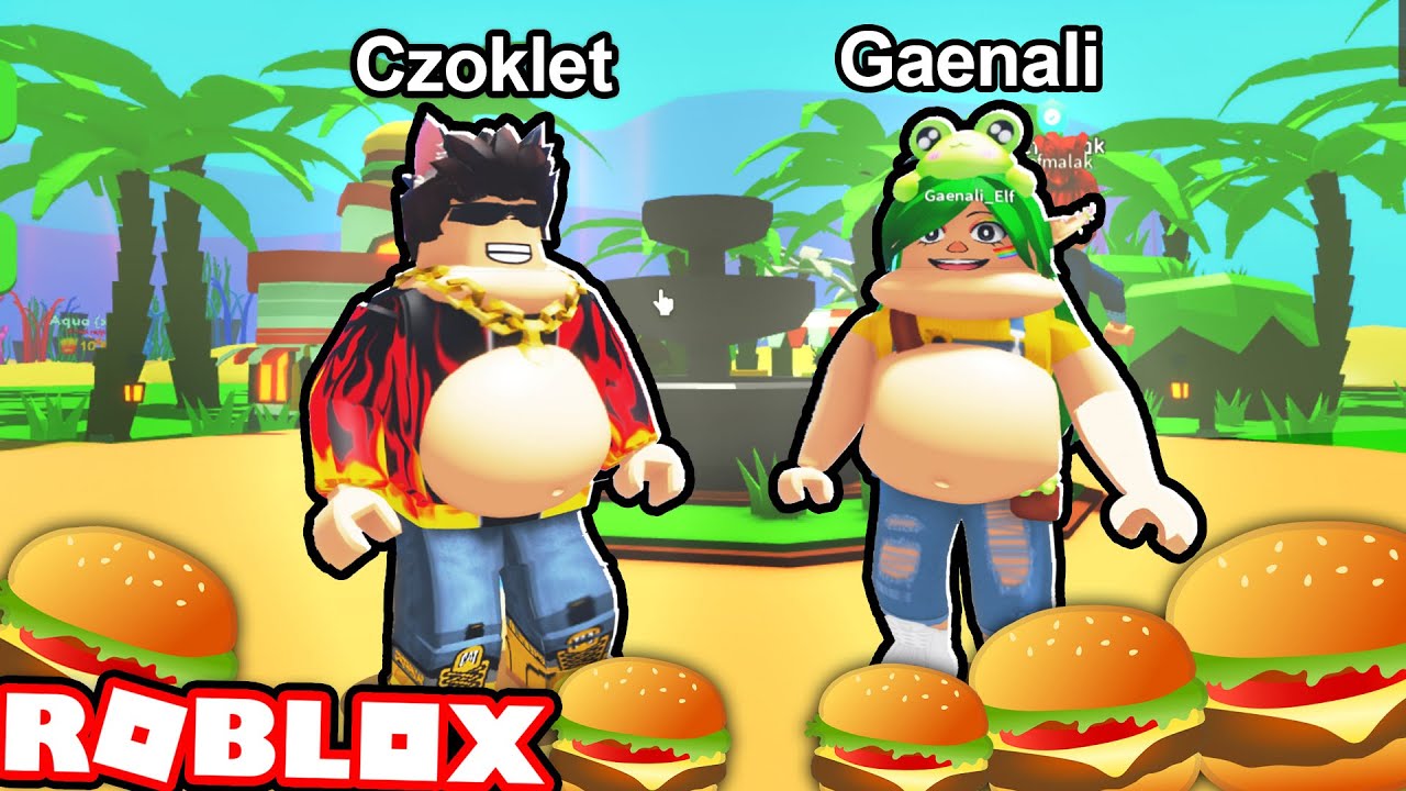 JESTEŚMY W CIĄŻY! (z jedzeniem...) - ROBLOX (Eating Simulator) | CZOKO I NALI
