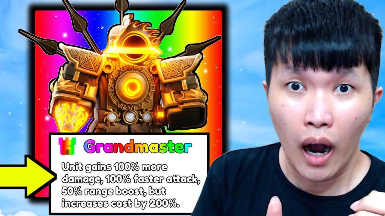 WOW! AKU DAPET GRANDMASTER ENCHANT PALING BAGUS DI SKIBIDI TOILET TOWER DEFENSE ROBLOX