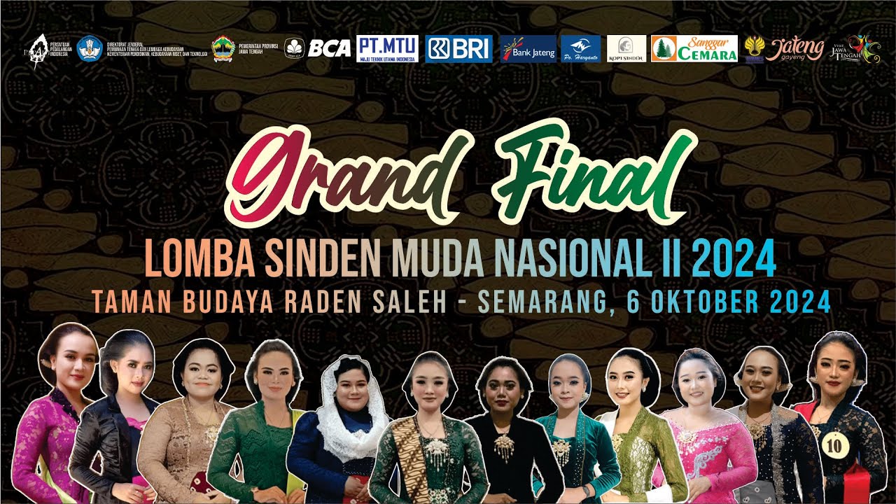 LIVE. Grand Final Lomba Sinden Muda Nasional 2024.