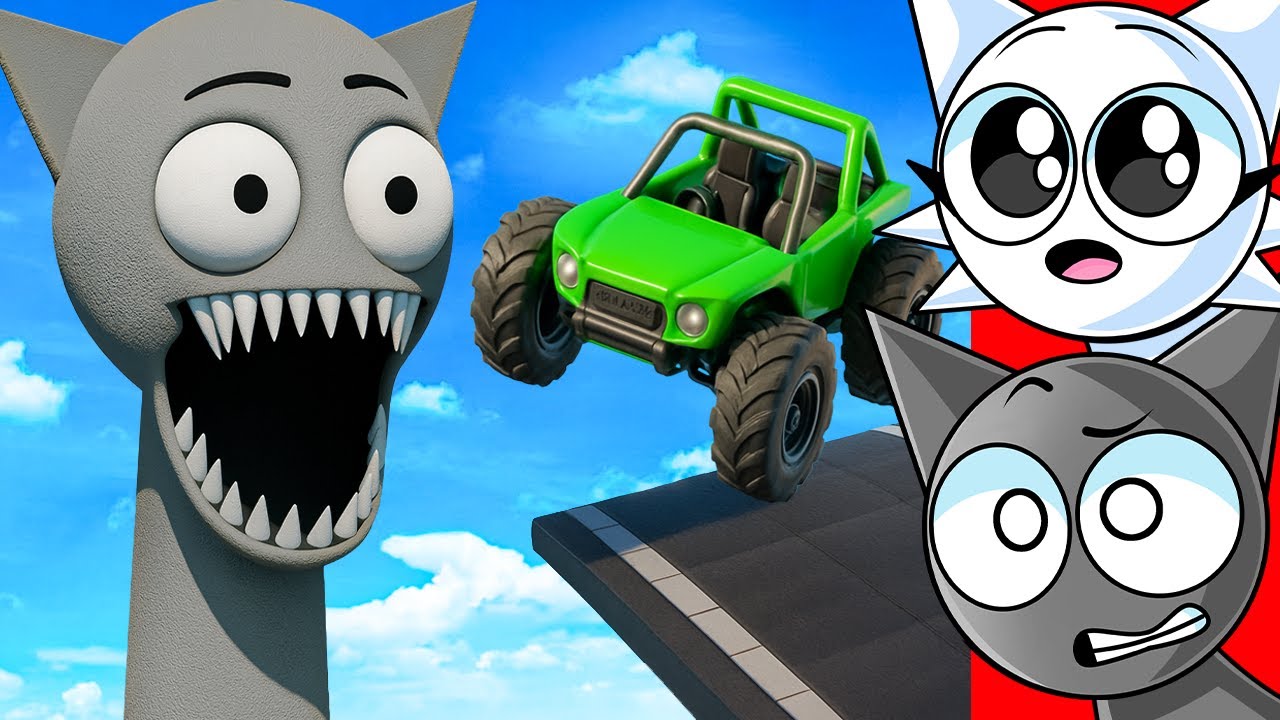 CARS vs SPRUNKI in Teardown!