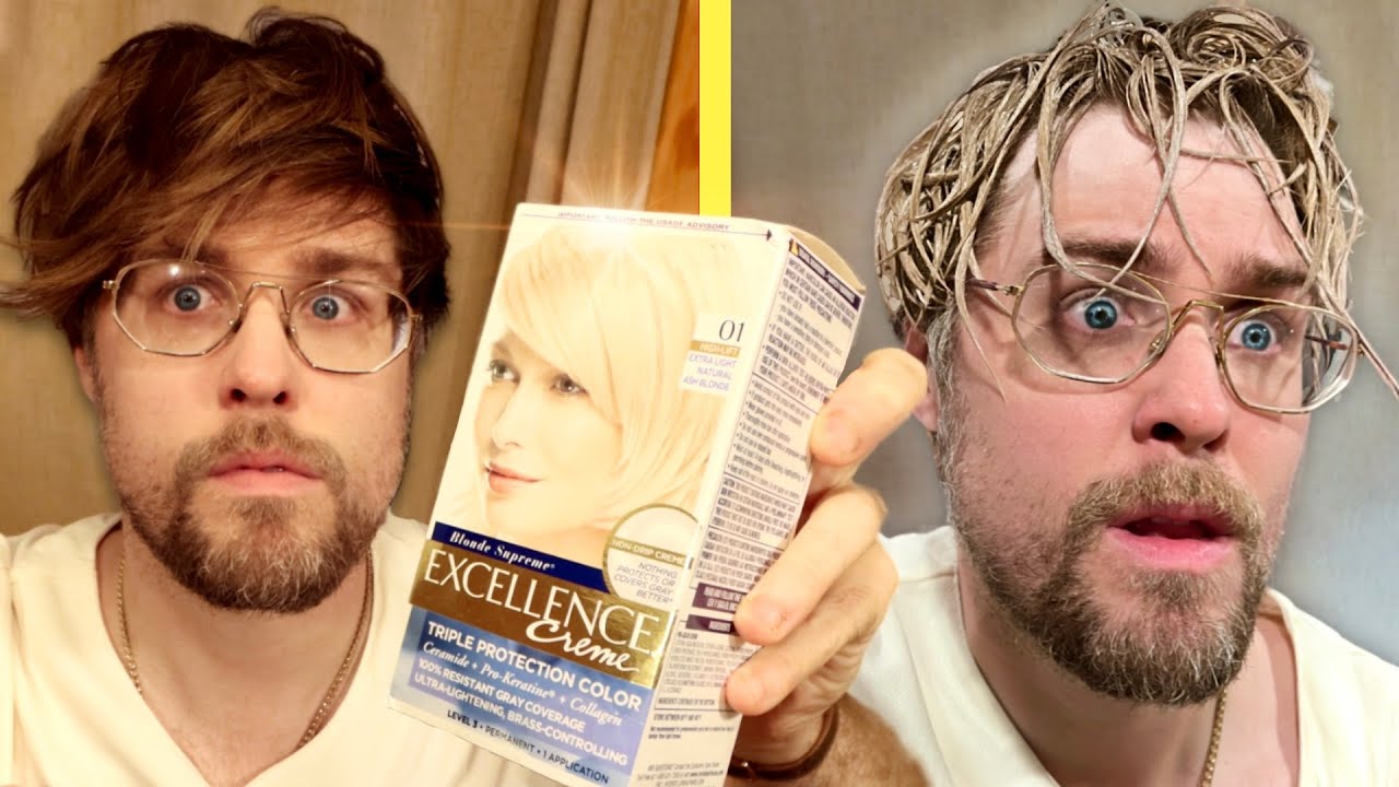 i tried bleaching my own hair
