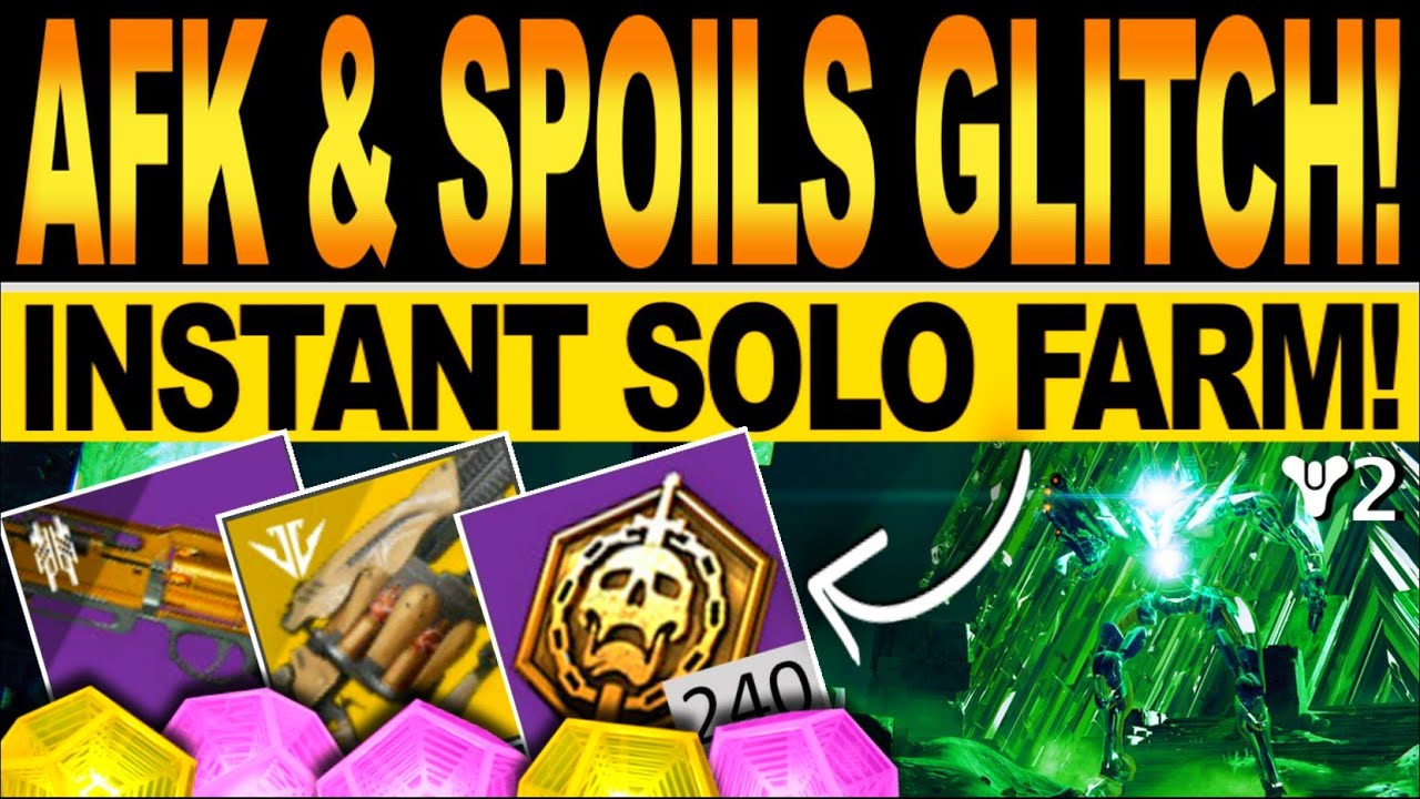 Destiny 2 | NEW AFK & SPOILS GLITCH! Instant SOLO FARM, VAULT OF GLASS Cheese! Season Of The Splicer