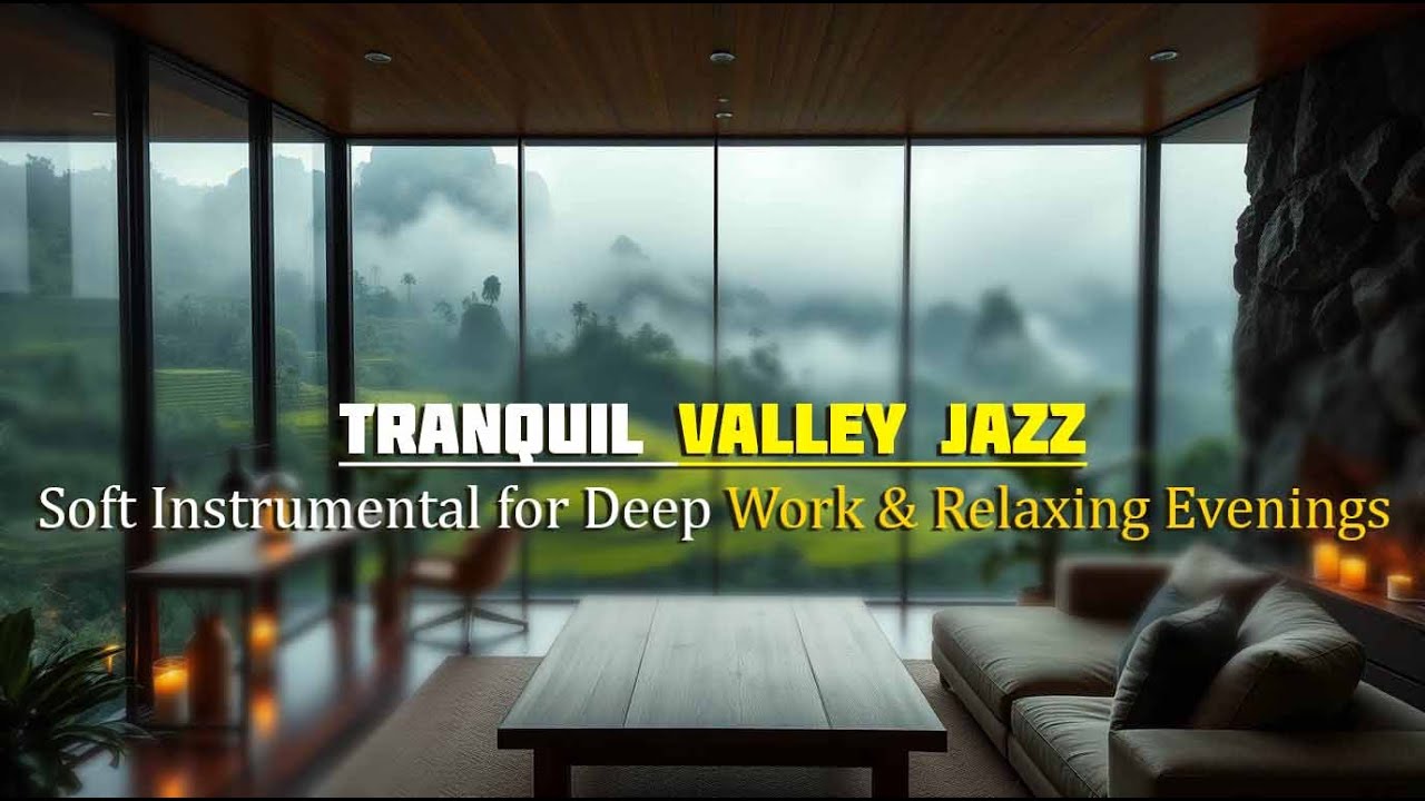 Luxury Mountain View Jazz 🌿 Smooth Instrumental for Stress Relief & Calm Nights