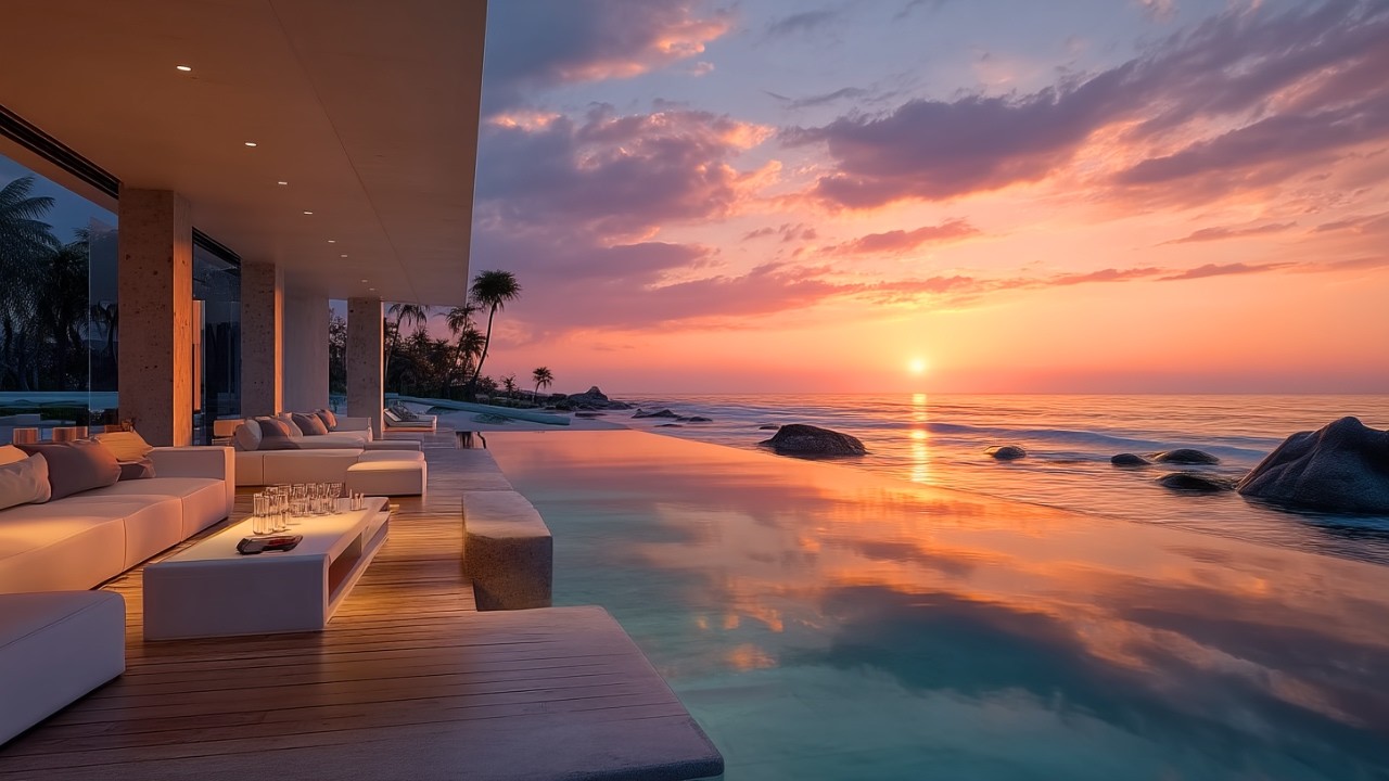 【Live】24/7 Relaxing Chill Ocean Music | Sunset Chillout Vibes 2026 | Mellow Flow Music