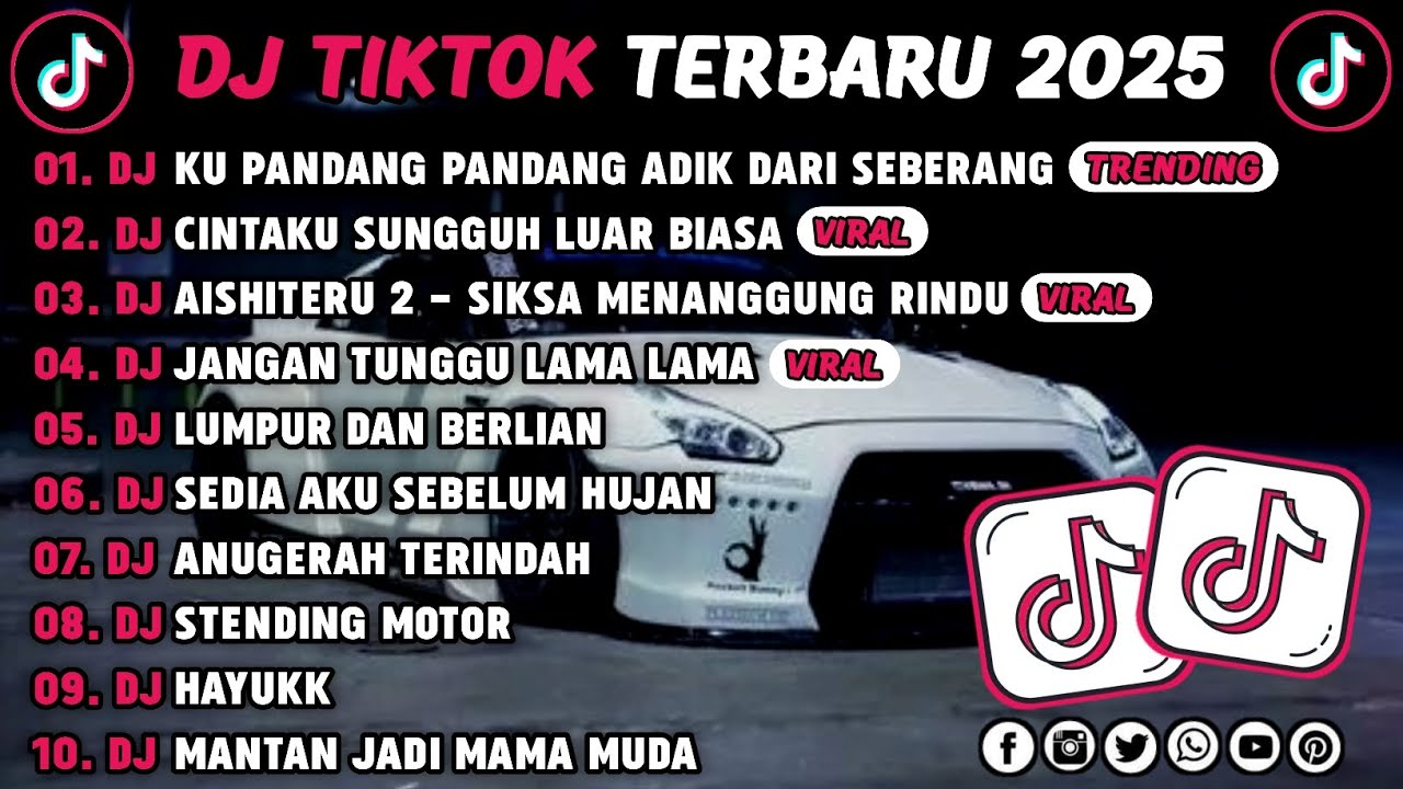 DJ TIKTOK TERBARU 2025 || DJ CINTA DARI SEBERANG 🎵 DJ CINTAKU SUNGGUH LUAR BIASA 🎵 FULL ALBUM❗❗