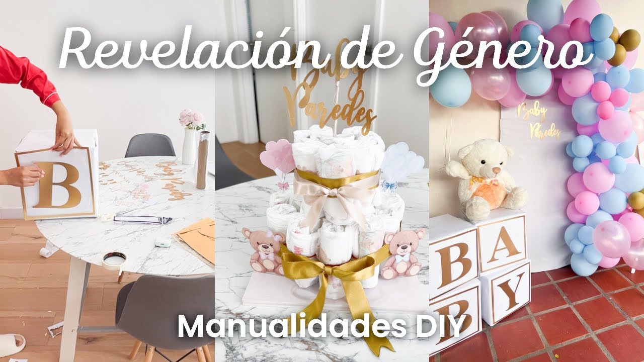 Manualidades para REVELACIÓN DE GÉNERO🩷💙 Cricut + Materiales económicos✅ DIY