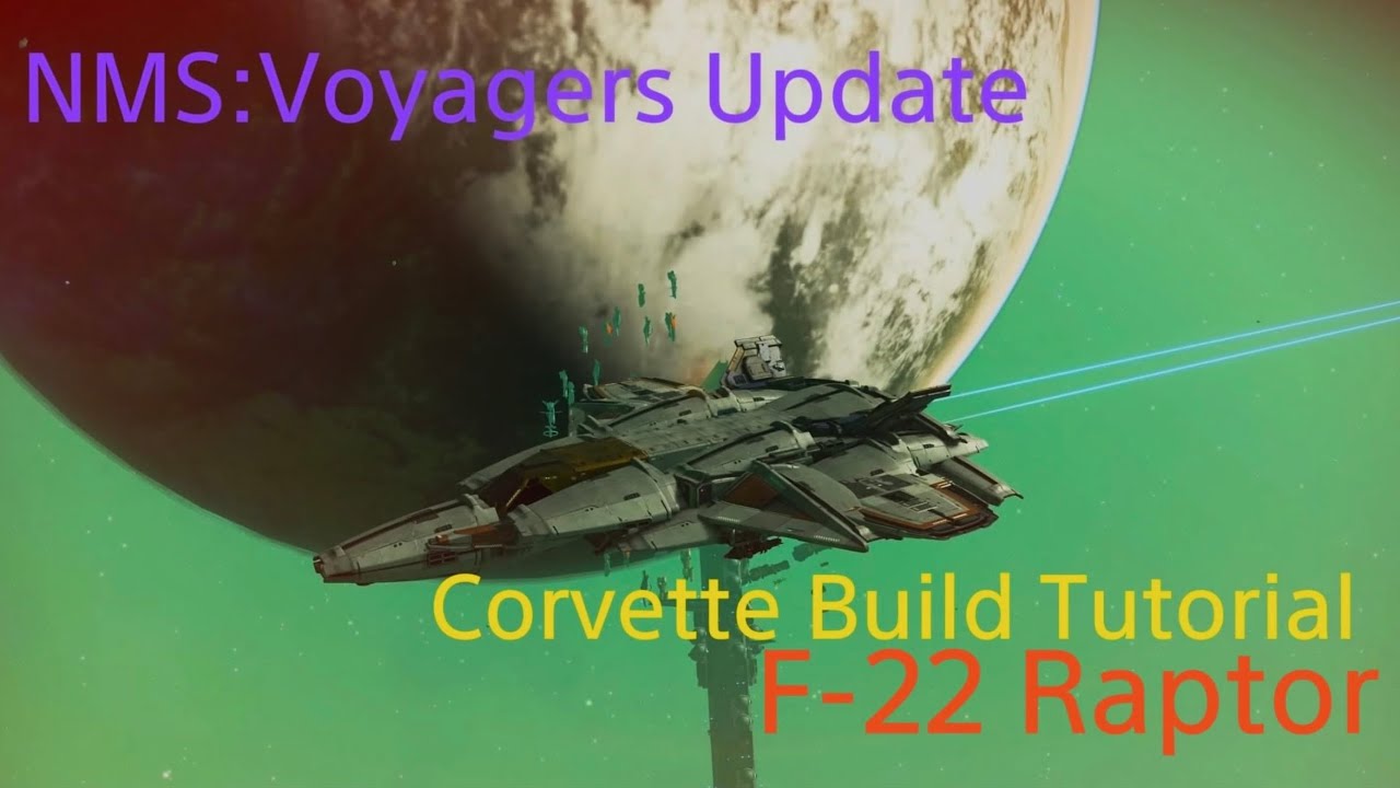 No Man's Sky | F-22 Raptor Build Tutorial