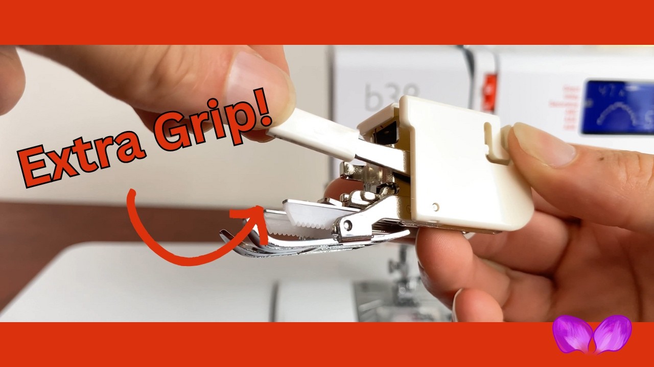 Putting on the Walking Foot - Bernette Sewing Machines
