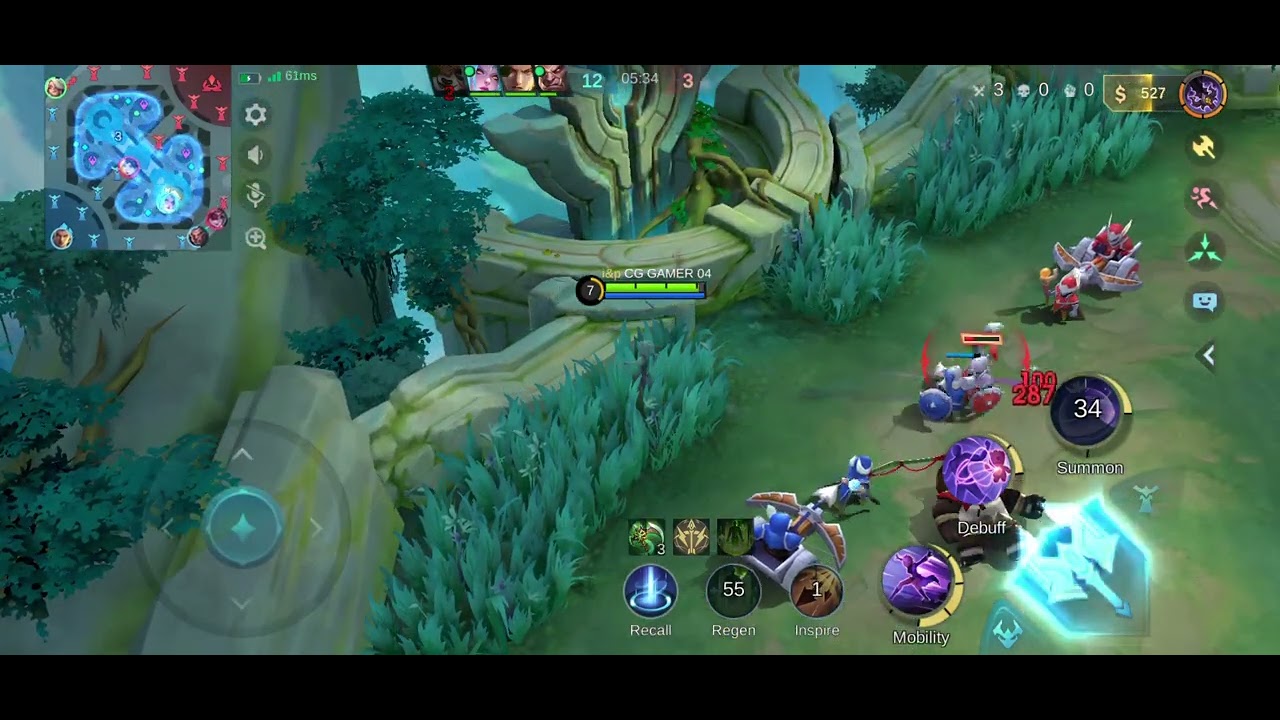Melissa 10 kill moba legend game play ranked match epic comeback 😎 