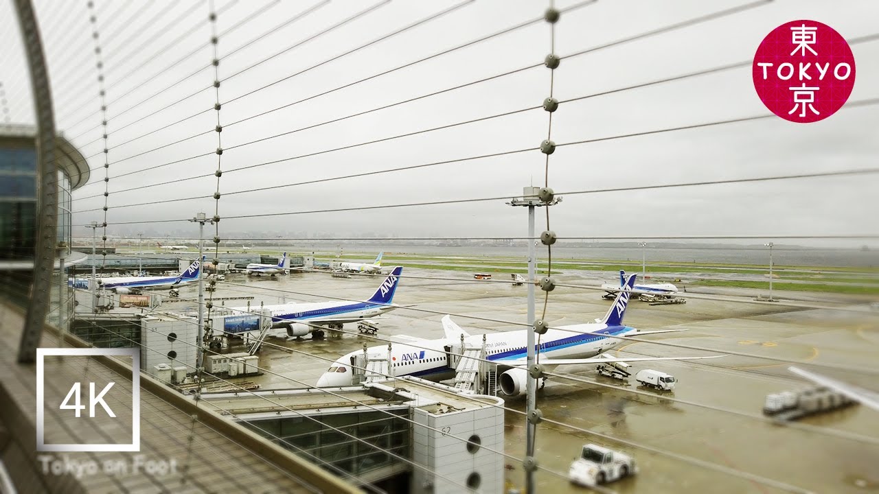 Japan | Exploring in the Haneda airport Tokyo. | 4K #hanedaairport