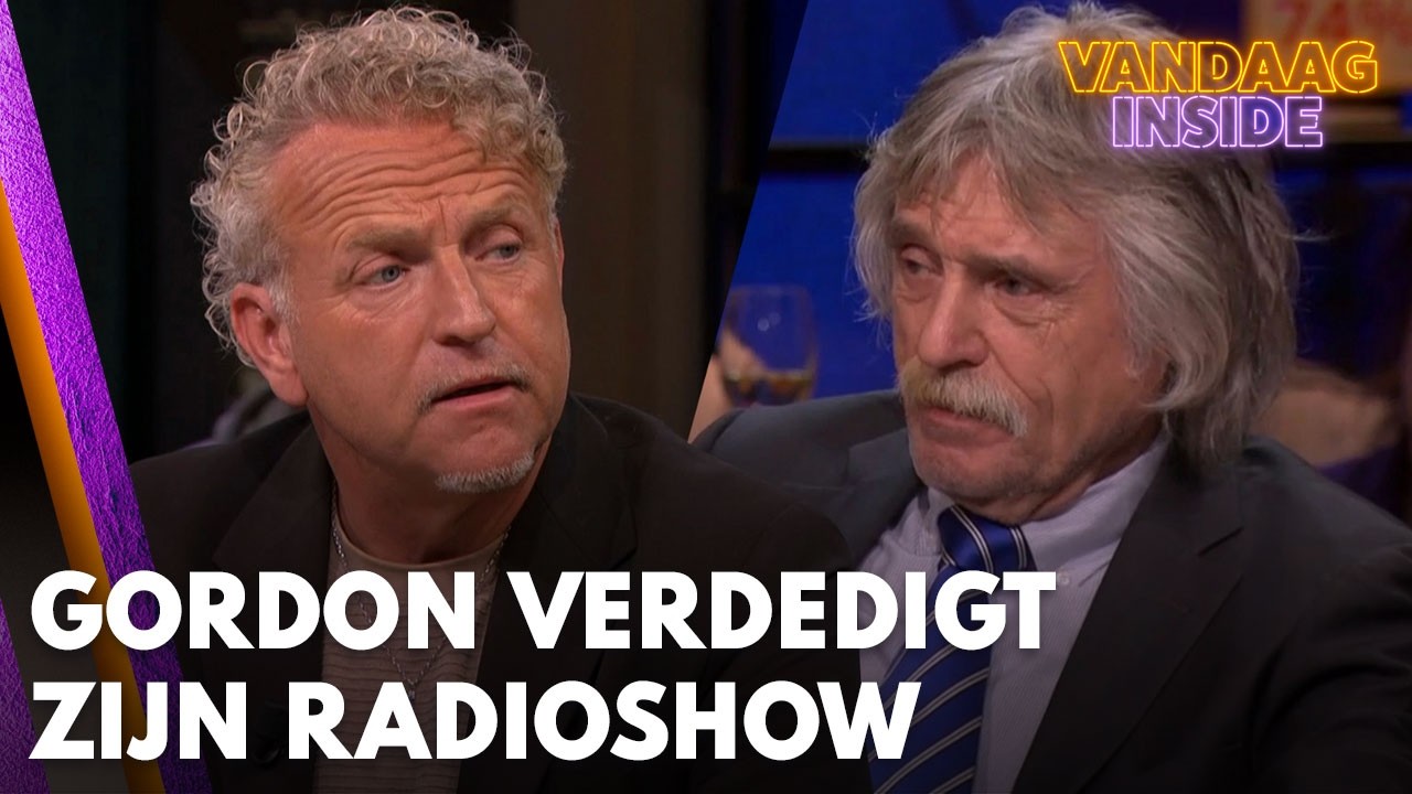 Gordon verdedigt radioshow tegen Johan Derksen: &lsquo;Heb je je eigen grafprogramma wel eens gehoord?'