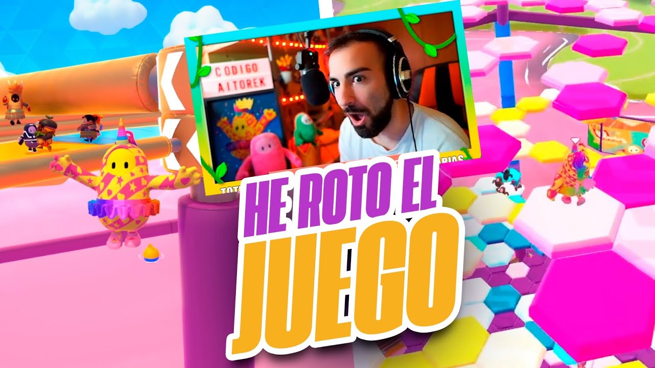 HE ROTO EL JUEGO DE FALL GUYS 😱