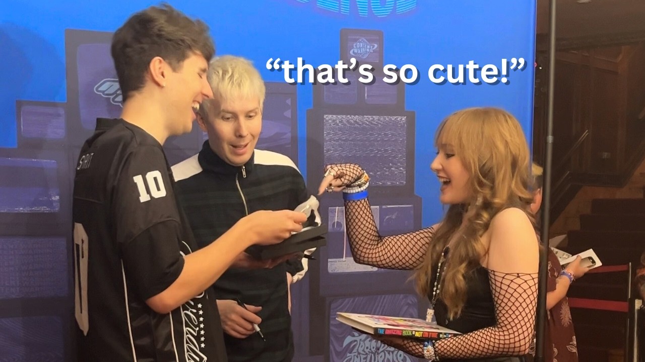 i met dan and phil!