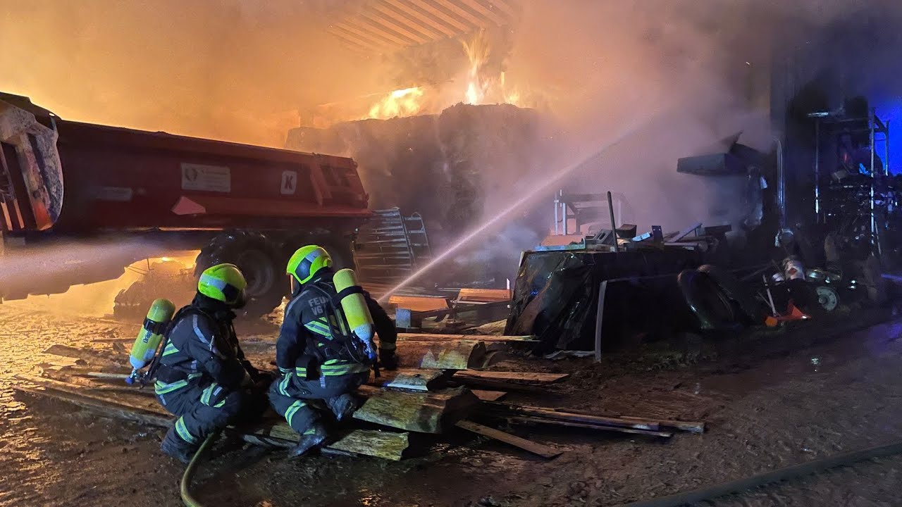 Großbrand: Feuer in Sohren von 02.02.2022 bis 03.02.2022