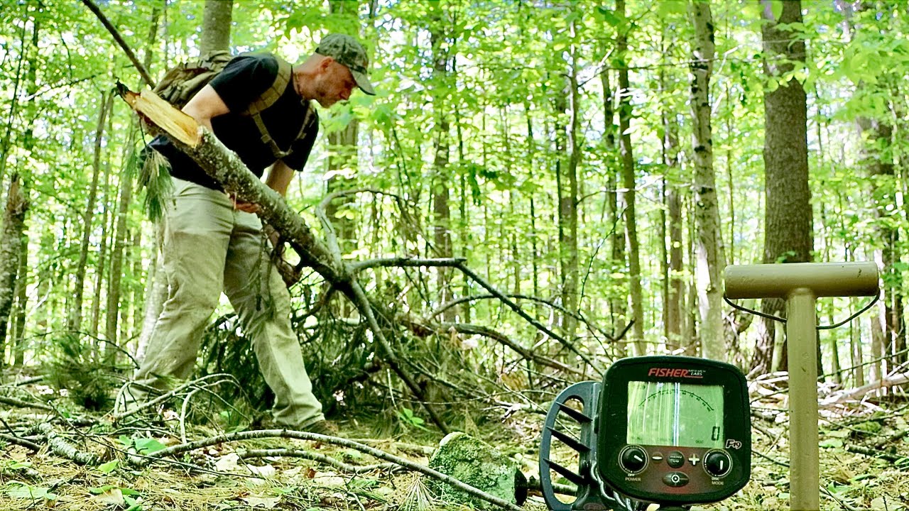 I knew that is where I was going to find it as soon as I started moving brush metal detecting