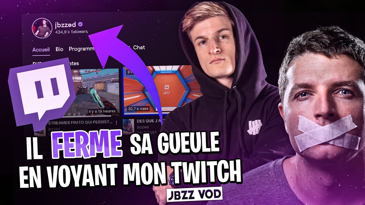 IL M'INSULTE ET FERME SA GUEULE EN VOYANT MA CHAINE TWITCH