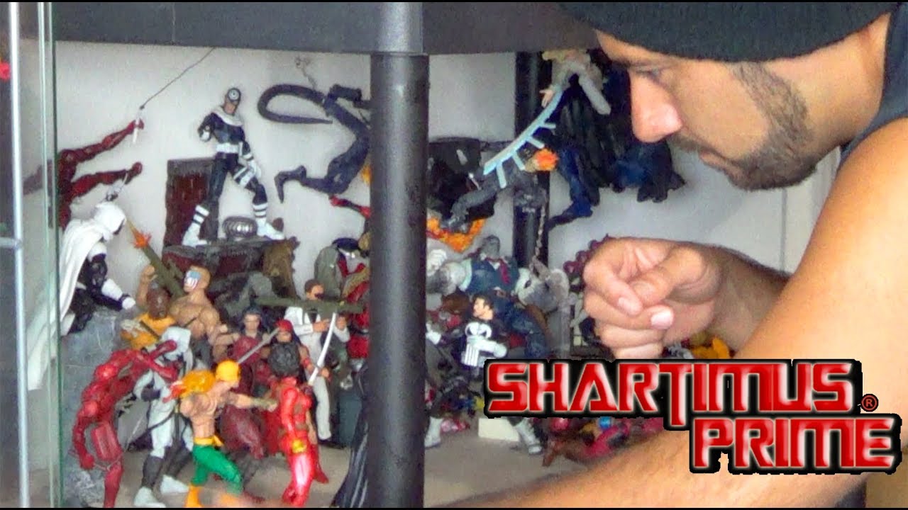 Marvel Legends Marvel Knights Collection Displaying and Cleaning 2018 - Action Figure Posing