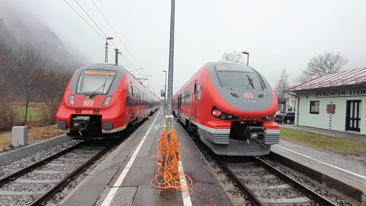 Mit dem Pesa Link Als RB 73 Von Kempten Allgäu Hbf nach Pfronten-Steinach und Zurück