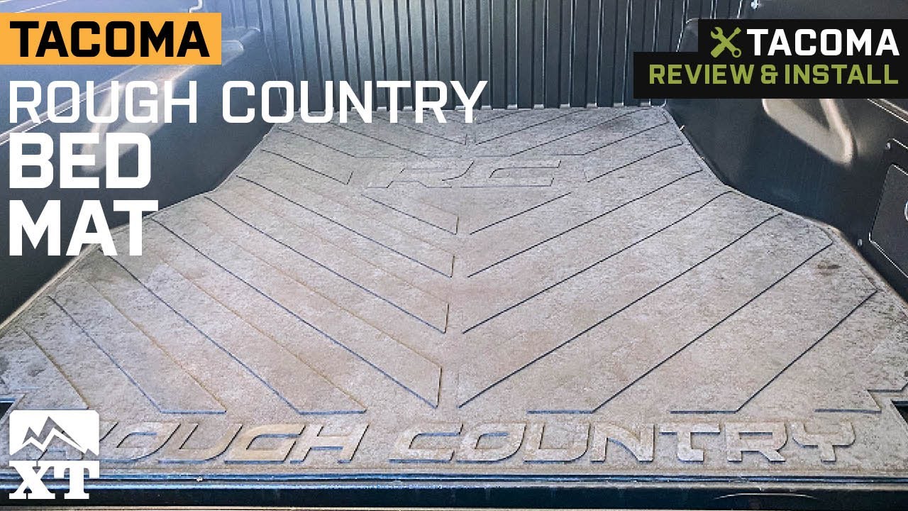 2005-2023 Tacoma Rough Country Bed Mat with RC Logos Review & Install