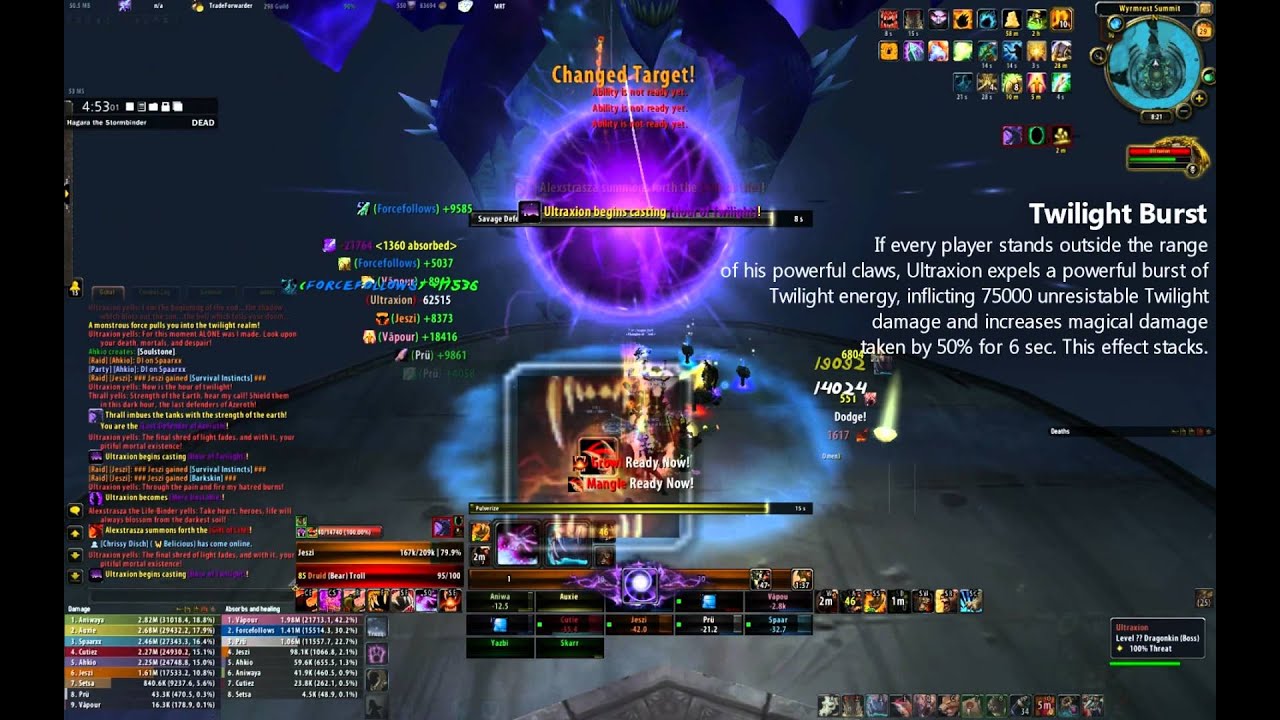 Ultraxion Guide - 10 Man Strategy