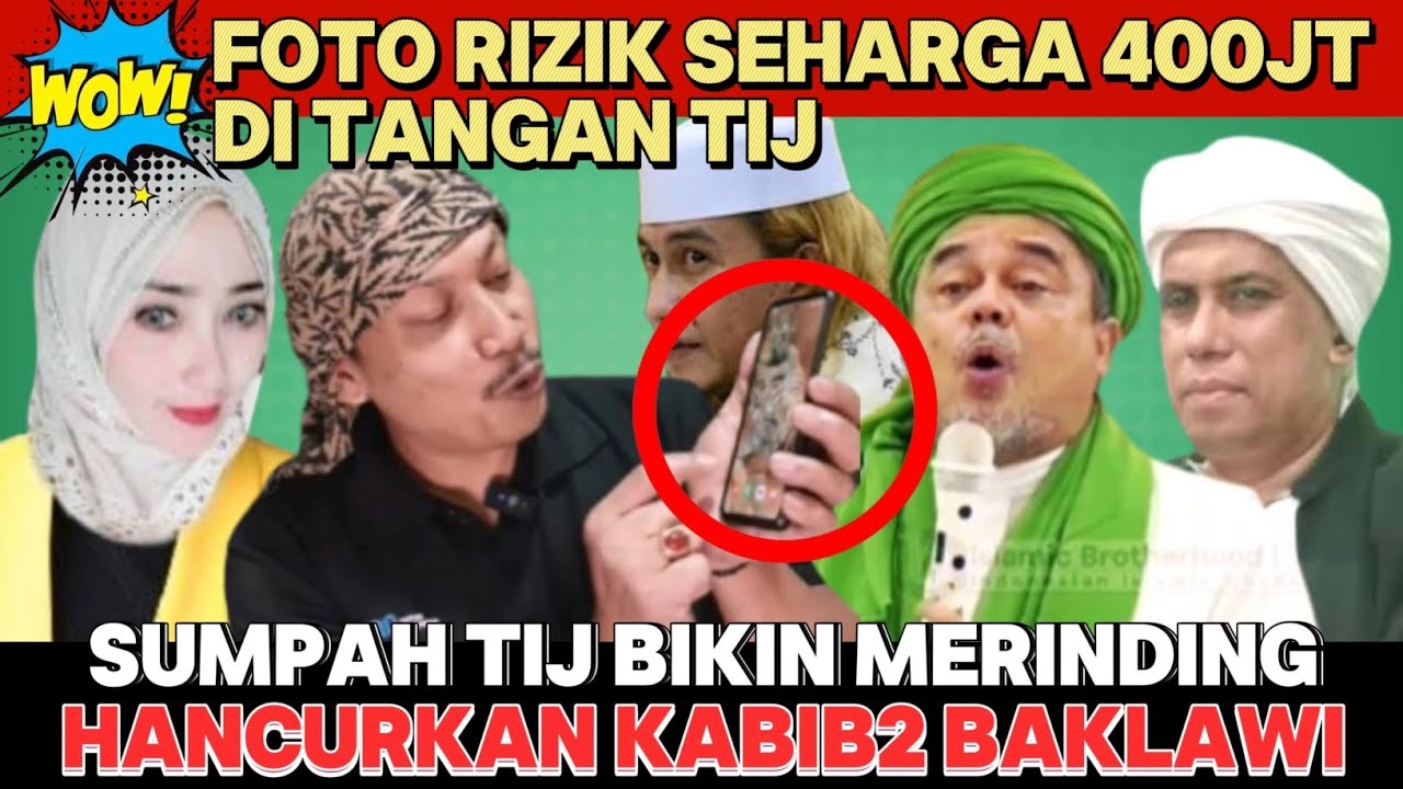 🔴WOW tij punya foto Rizieq shihab 400 juta,tij smash Habib ba'alawi | polemik nasab habaib terbaru