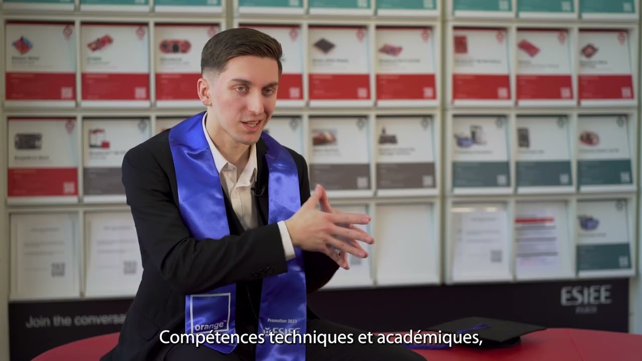 Romain Bourdeaux, jeune diplômé ESIEE Paris, filière datascience et intelligence artificielle