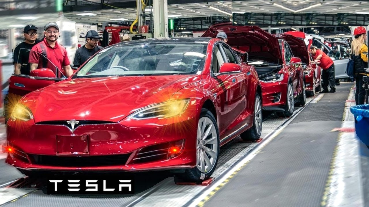 TESLA Factory🚘 Production line: Model 3 + Model Y Assembly🔥Manufacturing [Car GIGA FACTORY]