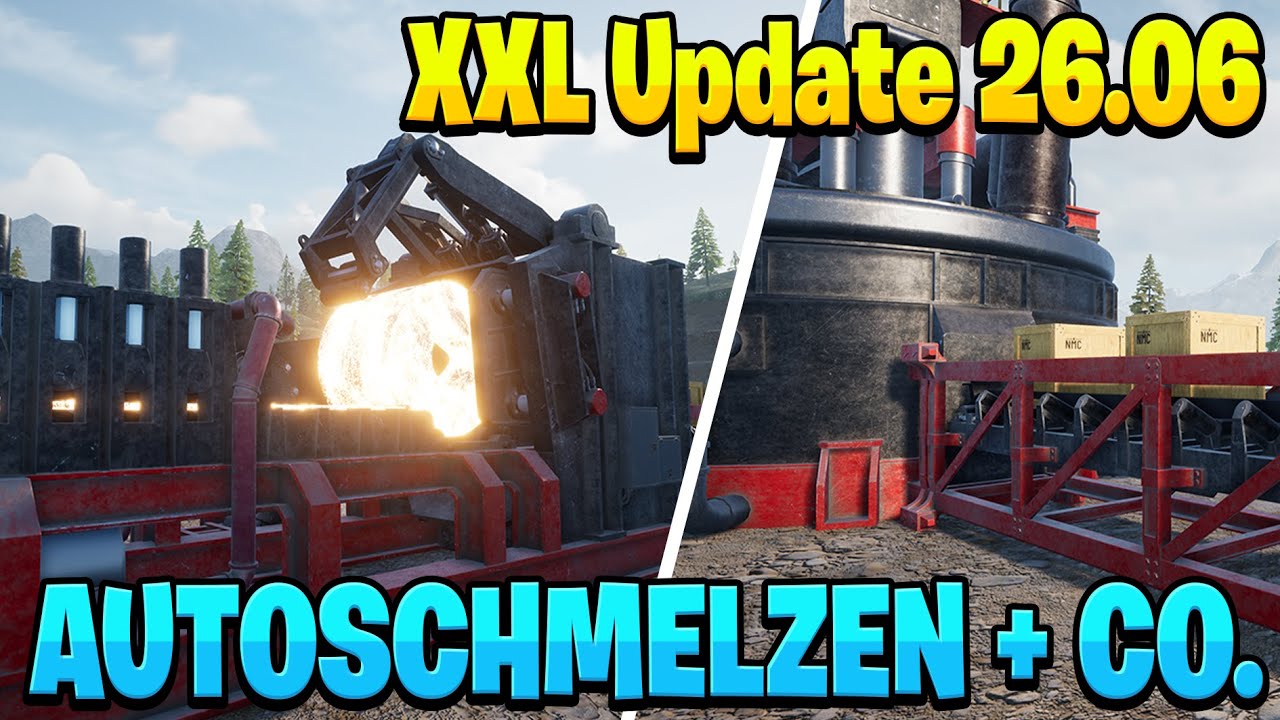Out of Ore – Autoschmelzen, Pipelines & Pumpen | Changelog 26.06