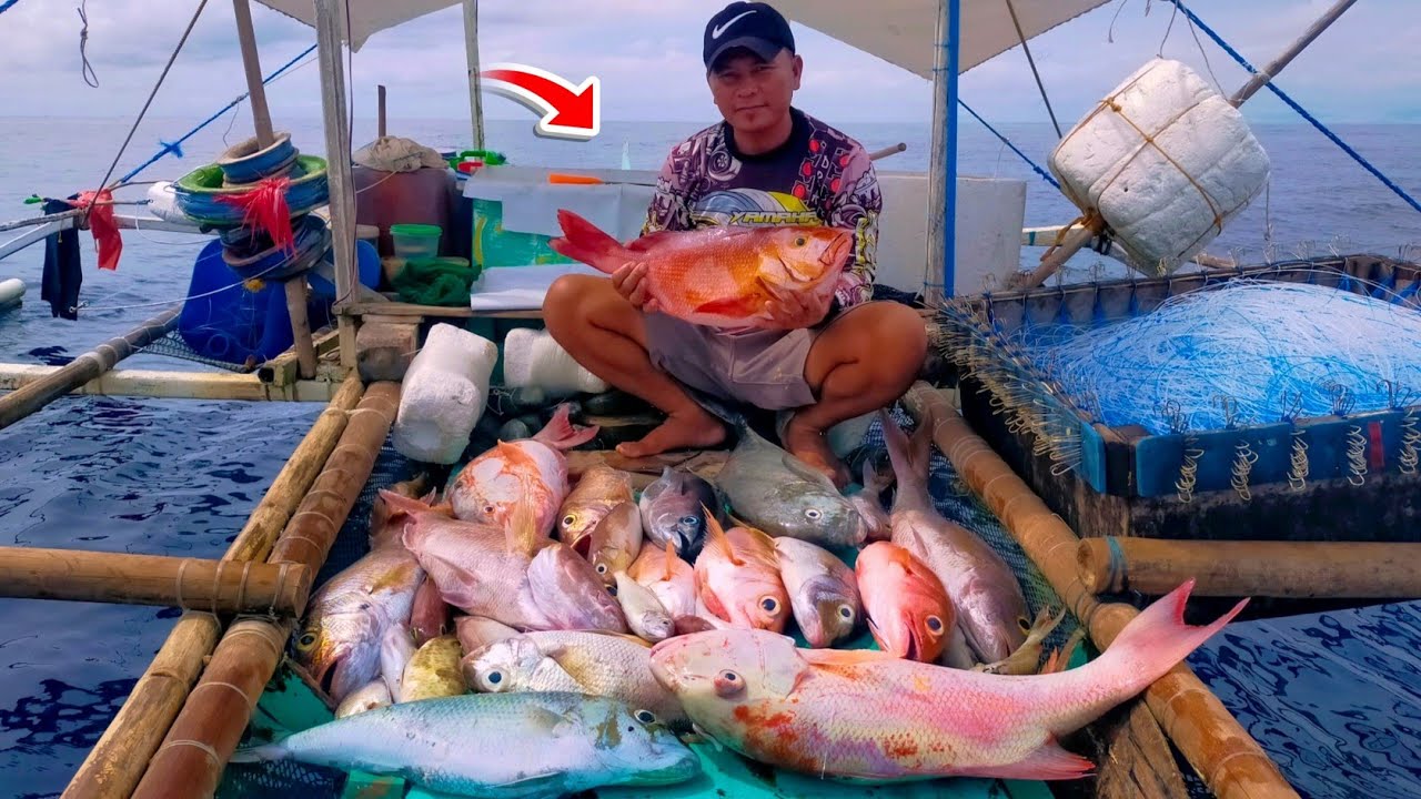 Day1-JACKPOT! ULIT SA KITANG D'NYLON | NAGLALAKIHAN MGA HULI | LONGLINE FISHING
