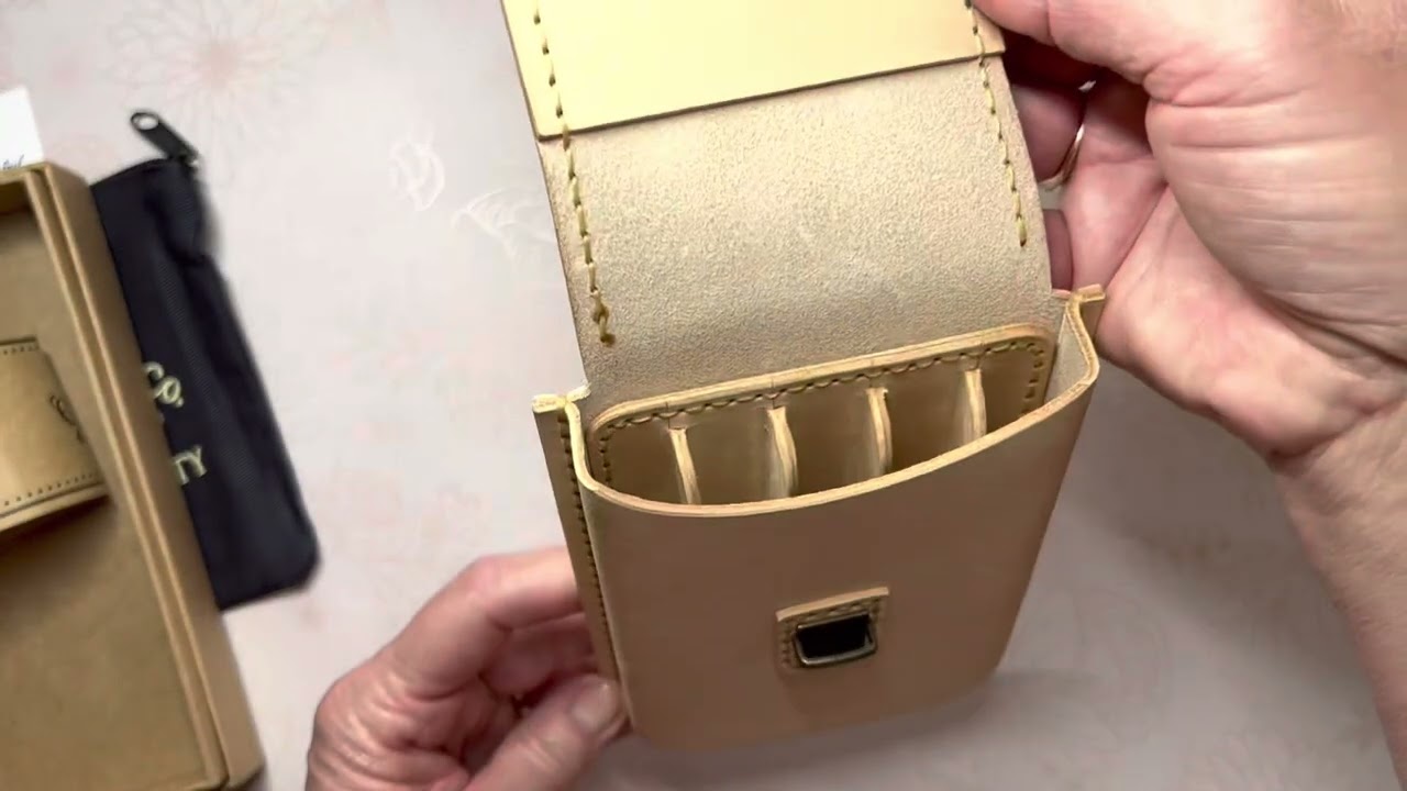Galen Leather Pen Pouches for TWSBI and Kaweco