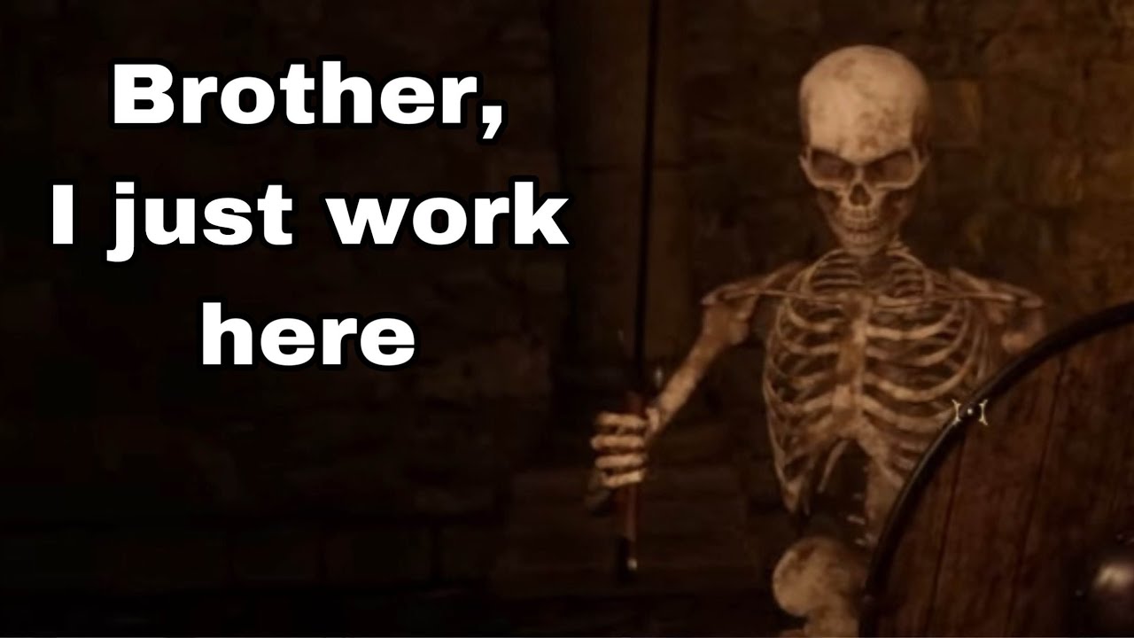 Working our Dark and Darker 9-5 as skeletons