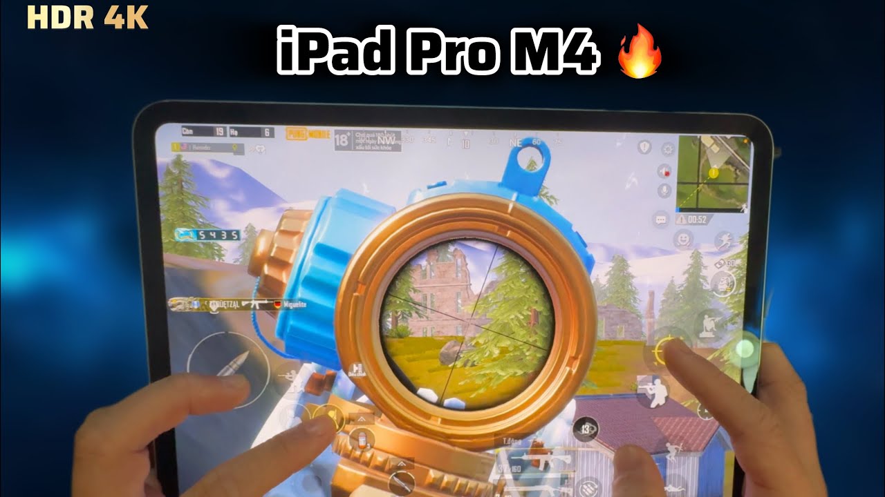 iPad Pro M4 😎 Ultra HDR / HANDCAM | 5Fingers+Gyroscope | PUBG MOBILE