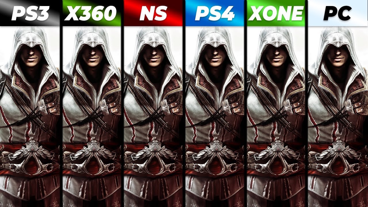 Assassin's Creed II | PS4 vs Nintendo Switch vs PC vs Xbox 360 vs Xbox One vs PS3