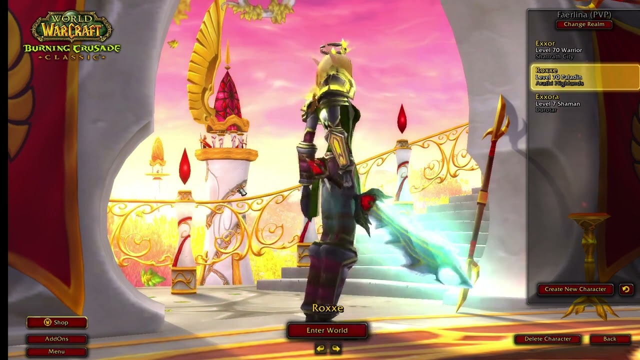 WORLD FIRST Tabard of the Defilers on Blood Elf, ROXXE - FAERLINA TBC